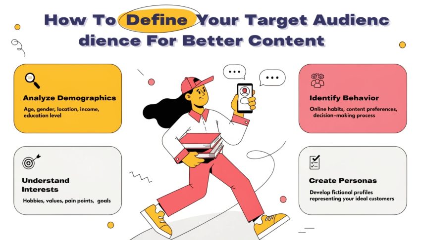 Content strategist analyzing target audience data to improve content performance